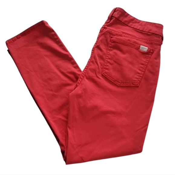 JEN7 Cropped Skinny Red Pants - Picture 1 of 9
